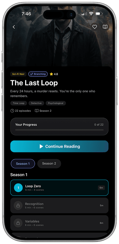 FableLoop iPhone preview